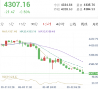 美伊战事复燃，黄金跌至4300（2026/09/02）